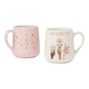 Threshold “Love Grows Here” Stoneware 2 Pack Mug Set